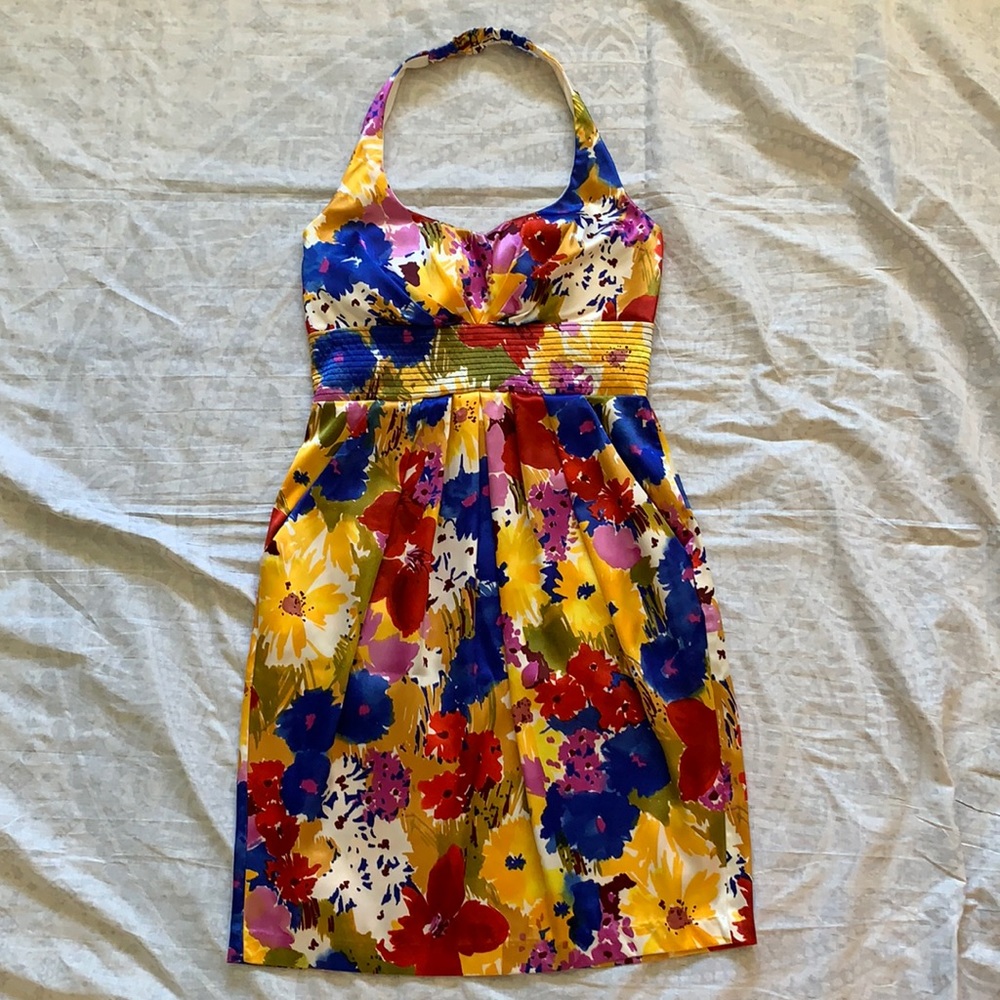 Bisou Bisou Halter Dress size 6